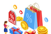 Online Internet Shopping Delivery, a Finance Illustration by TAlex (Thumbnail 6 of 6)