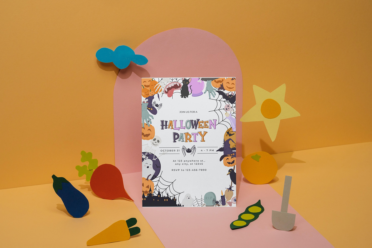Kids Halloween party invitation, an Invitation Template by ForeverPrint (Photo 3 of 7)