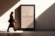 Outdoor Vertical Signboard Mockup, an Advertising Mockup by Design Squad (Thumbnail 2 of 4)