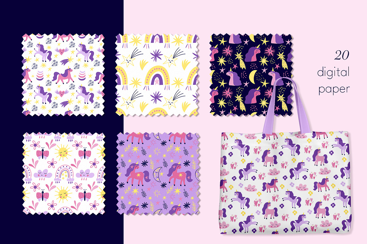 Unicorn - magic collection, a Graphic by rinaletters (Photo 10 of 14)