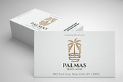 Tropical Palm Tree Resort Logo, a Branding & Logo Template by Design_Planet (Thumbnail 2 of 3)
