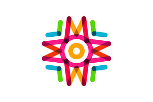 Abstract Letter M Colorful Logo, a Branding & Logo Template by Buqancreative