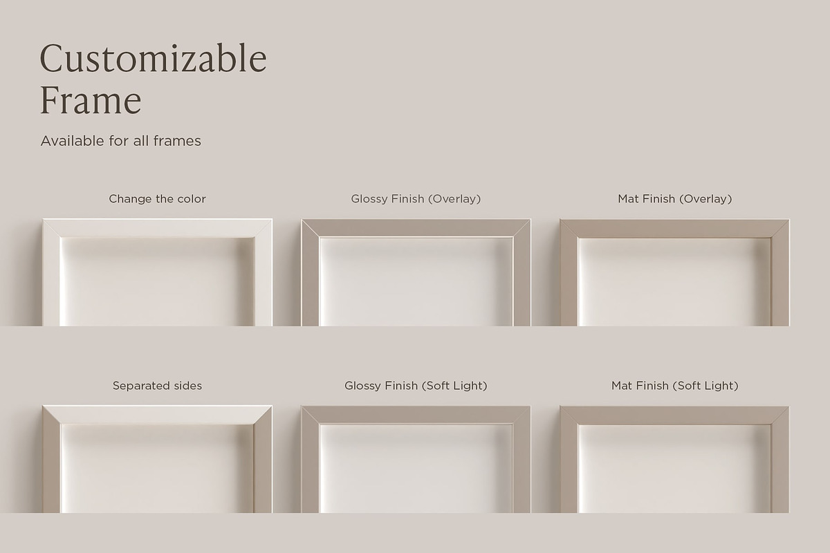Frame And Artwork Mockup Kit 1, a Print Template by Ceacle Mockup (Photo 5 of 30)