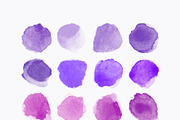Big set watercolor vector stains, a Texture Graphic by Ibrin's Shop (Thumbnail 11 of 14)