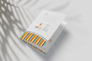 Presentation Folder with Pockets, a Stationery Template by BrandlyTemplate