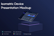 Isometric Device Presentation Mockup, a Product Mockup by KL-Webmedia (Thumbnail 1 of 8)