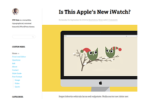 DW Kido - Minimal WP Blog Theme