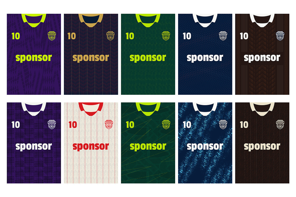 Bundles Sport Jersey Pattern Design, a Pattern Graphic by Evloxx Studio (Photo 8 of 11)