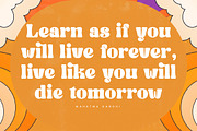 Madnight Honeys Retro Groovy Font, a Serif Font by timelesstype.co (Thumbnail 12 of 20)