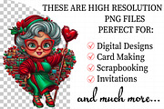 Valentine Old Lady Birthday Clipart, an Illustration by Daily.Designs (Thumbnail 2 of 8)