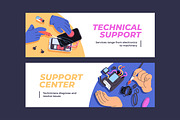 Electronics repair set, ad templates, a Technology Illustration by PaperTrident (Thumbnail 3 of 10)