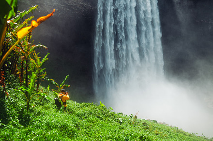 Waterfall in the forest in bolaven plateau Laos, a Nature Photo by Art Rachen