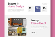 Real Estate Landing Page Layout, an UI Kit Template by CreativeShaper (Thumbnail 3 of 5)