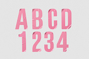 Pink Sticker Font, a Sans Serif Font by Handmadefont (Thumbnail 14 of 15)