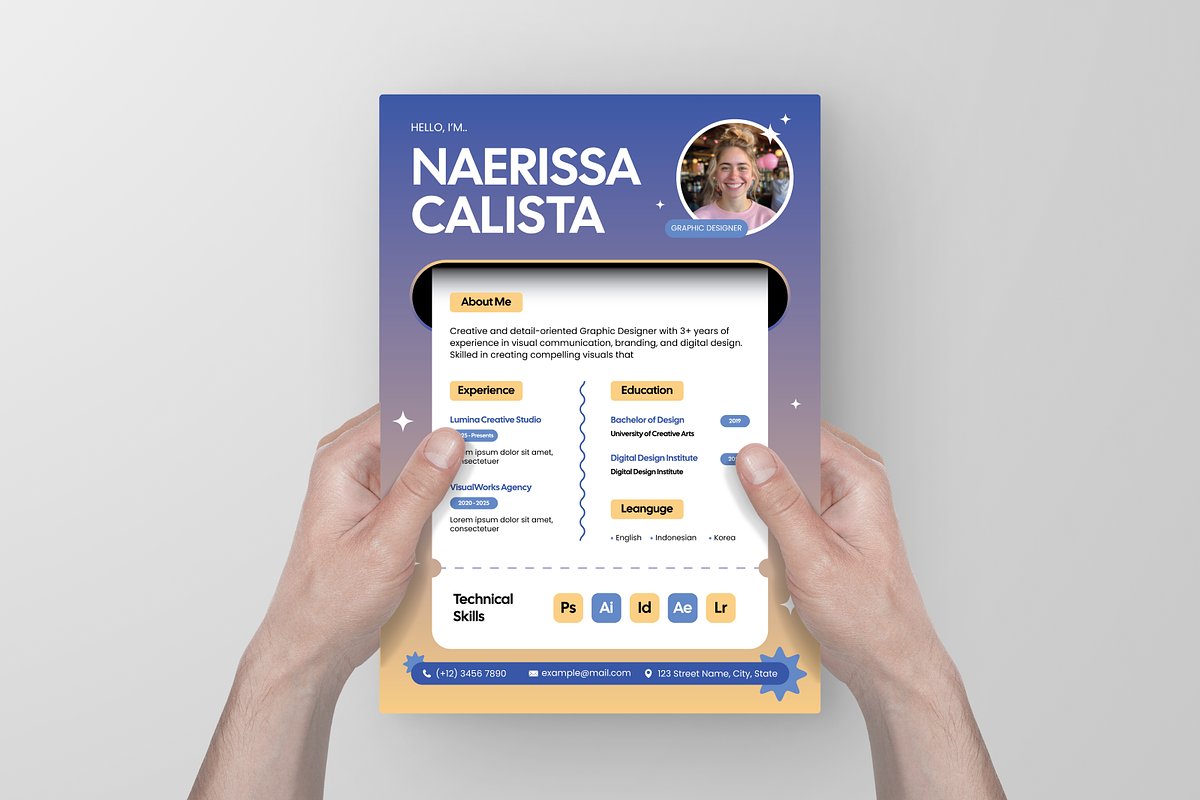 Creative Resume, a Resume Template by Annora Studio (Photo 4 of 6)