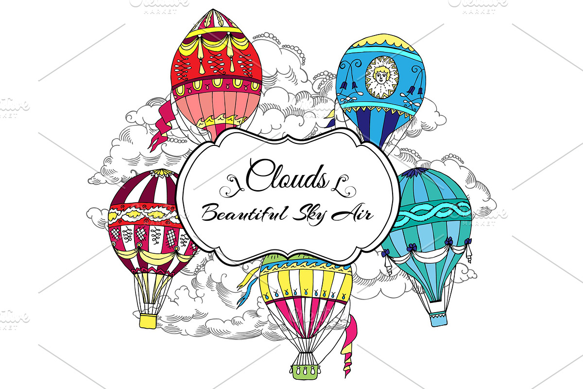 Colored Air Balloons, an Illustration by Nataliapiache (Photo 4 of 7)