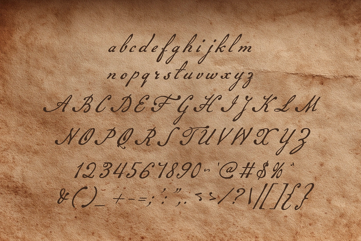 Heritage Ink - Script Typeface, a Script Font by HipFonts
