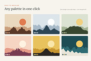 Mountain Silhouettes Vol. 2, an Object Graphic by Build Interactive (Thumbnail 6 of 9)