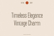 Ravente - Retro Serif Font, a Serif Font by Flawless And Co (Thumbnail 7 of 10)