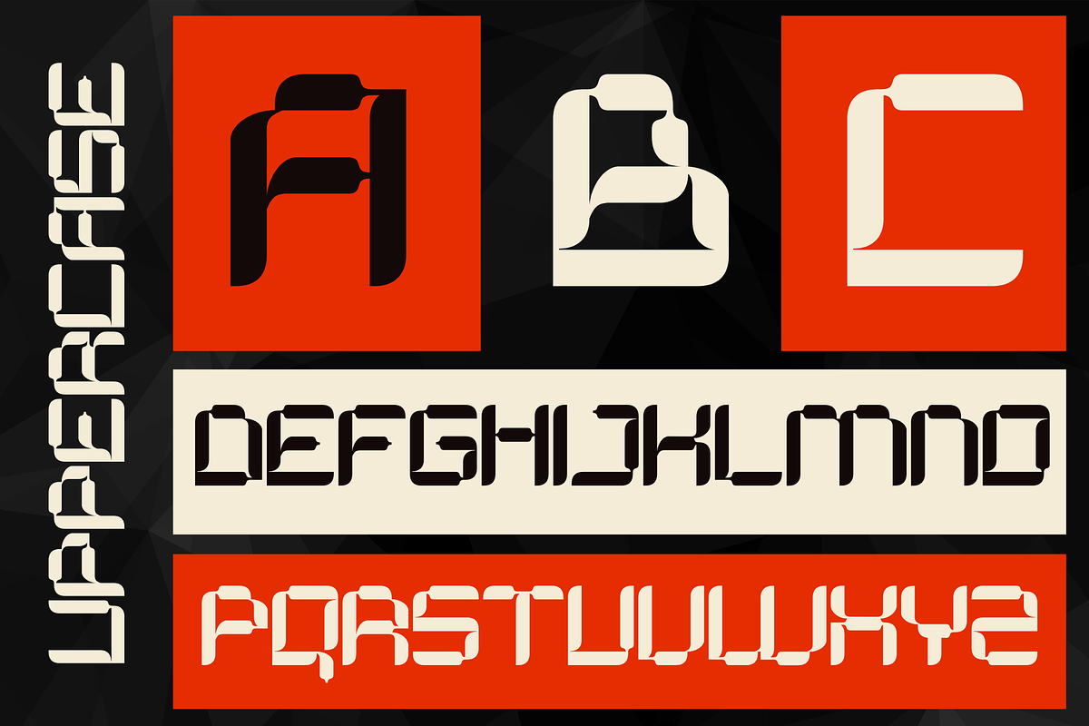 Squad Techno - Logo Font, a Sans Serif Font by Nirmana Visual (Photo 5 of 10)
