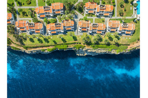 Aerial drone view of luxury coastal, a Nature Photo by den-belitsky