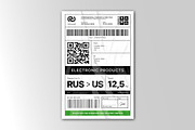 Shipping Fragile Barcode Label, a Print Template by Siska Arista (Thumbnail 2 of 3)