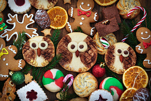 Sweet Christmas cookies, a Food & Drink Photo by Kate S