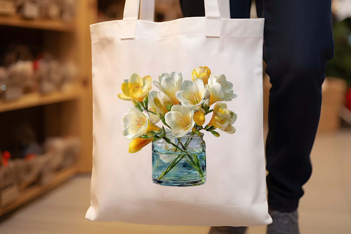 Freesia Flowers Clipart, an Illustration by Designworld (Photo 2 of 8)