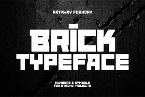 New Brick Font, a Sans Serif Font by artyway