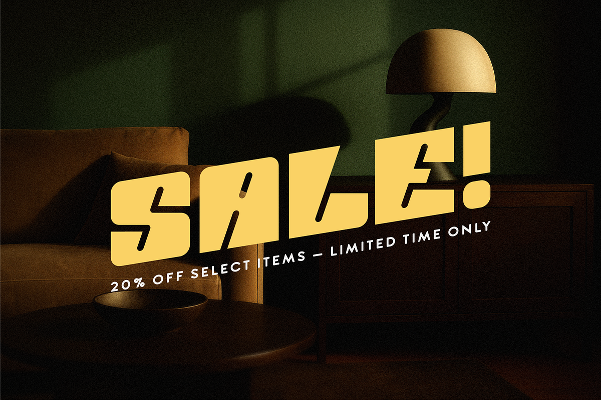 Seglano — Heavy Modular Display Type, a Sans Serif Font by Elyas Beria Studio (Photo 7 of 20)