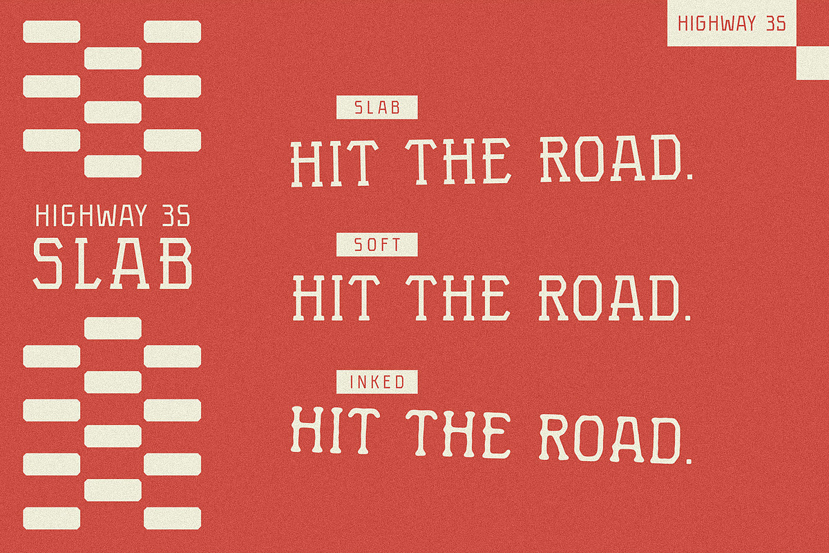 Highway 35 - Retro Font Bundle, a Handwritten Font by Lateral Design (Photo 9 of 17)