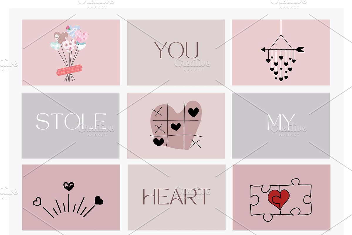 Valentine Items decorative, a Graphic by PKshop (Photo 3 of 3)