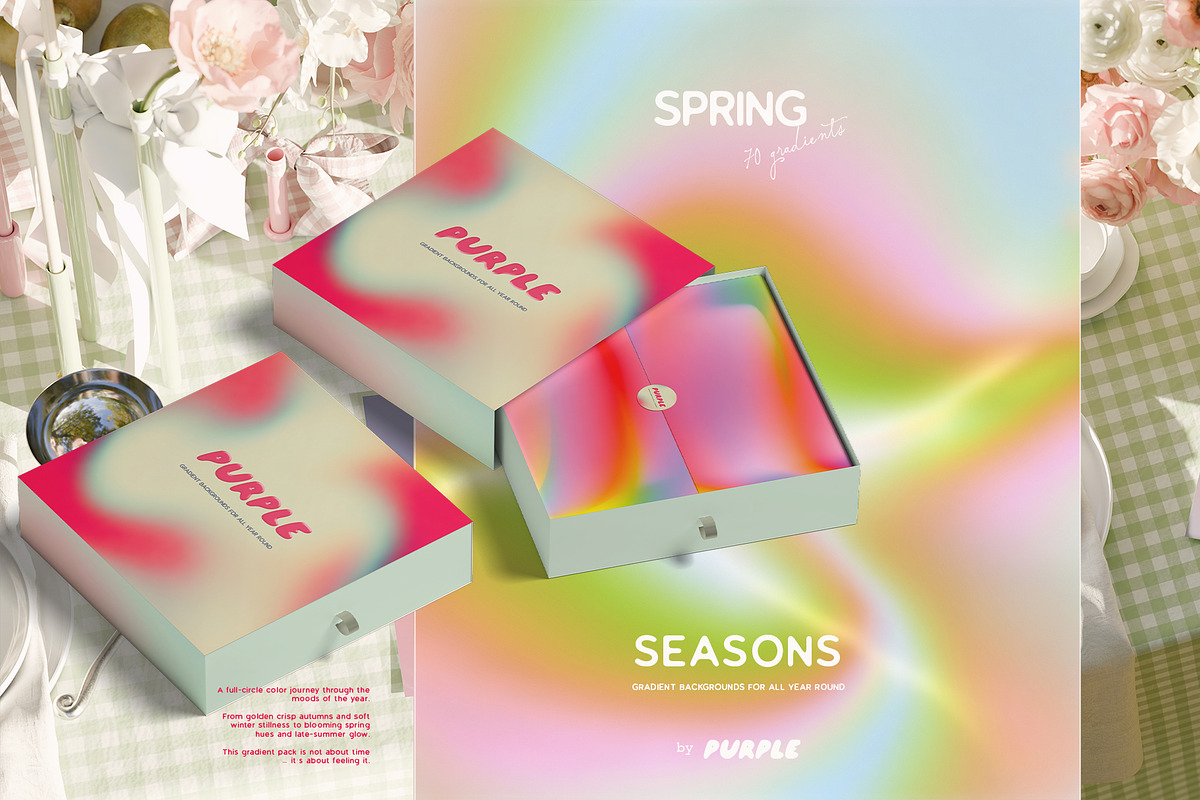 SEASONS: Gradient Backgrounds, a Background Graphic by Purple (Photo 10 of 13)