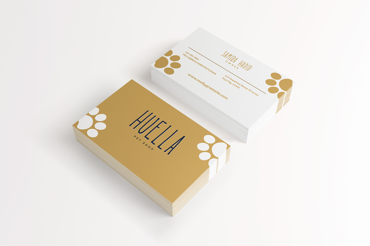 Pet shop Business Card, a Business Card Template by Graphic Origin (Photo 4 of 4)