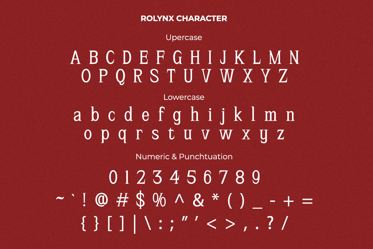 Rolynx- 8 font family, a Serif Font by Madjack.font (Photo 10 of 11)
