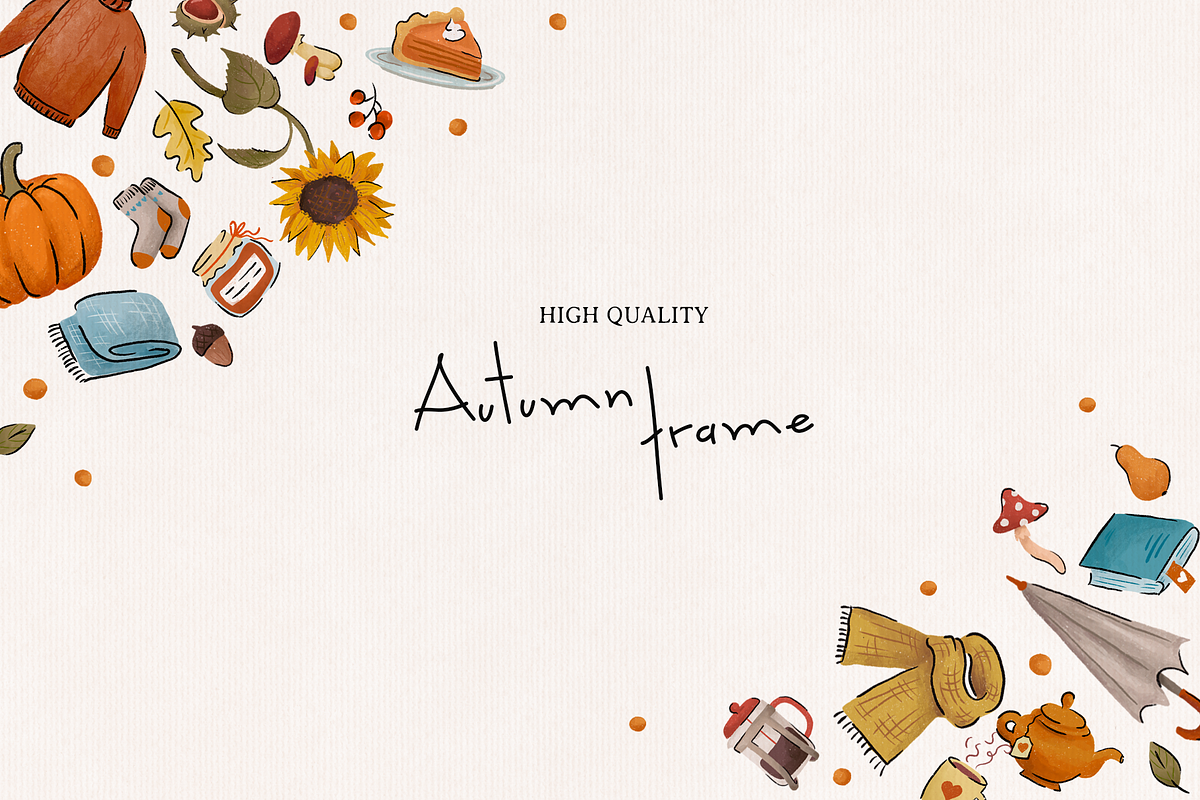 Hello Autumn Collection, a Graphic by Cyrografik Shop (Photo 2 of 5)