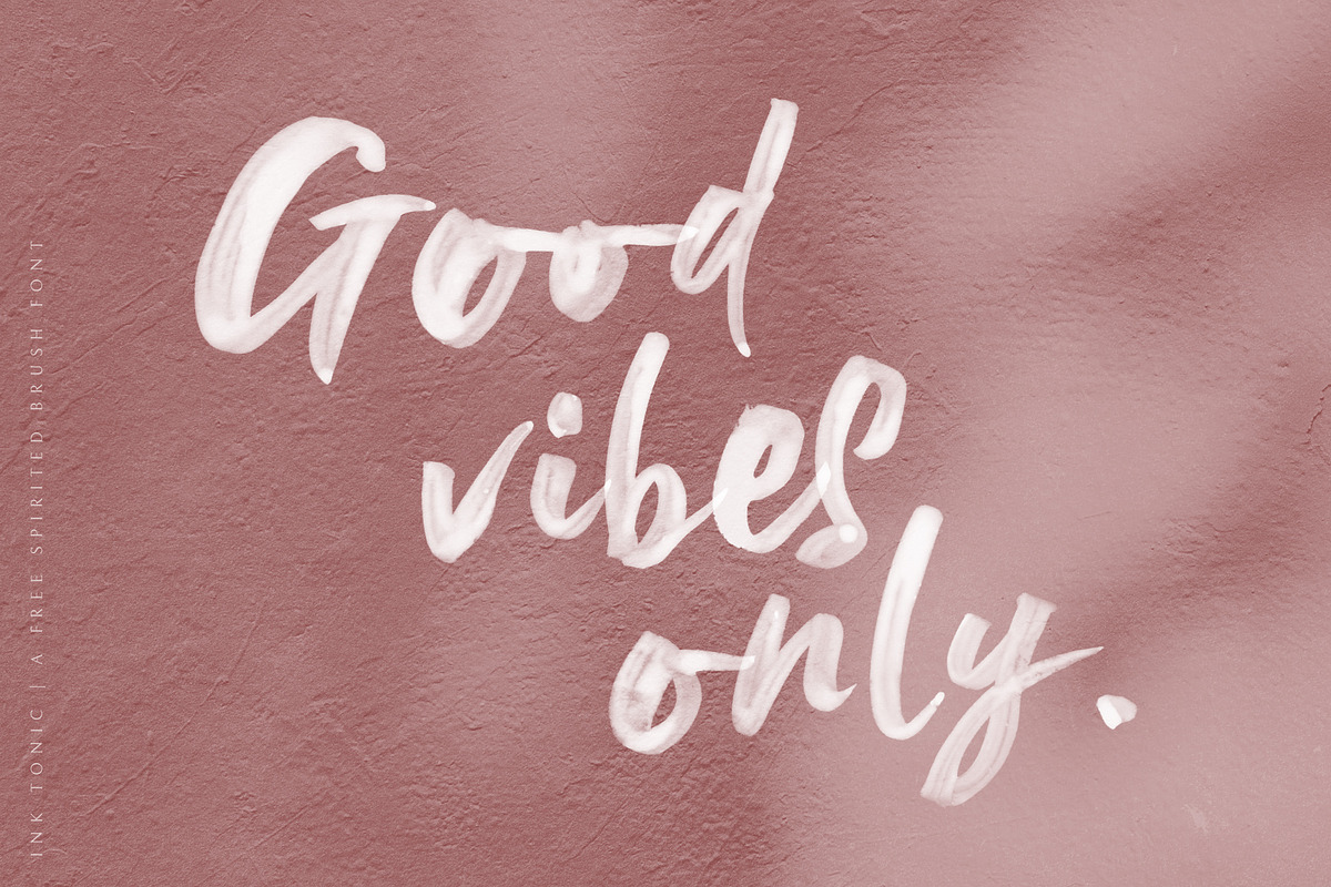 Ink Tonic | A SVG Brush Font, a Script Font by Ayca Atalay (Photo 15 of 21)