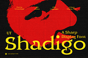 UT Shadigo - A Sharp Display Font, a Serif Font by Universitype (Thumbnail 1 of 14)