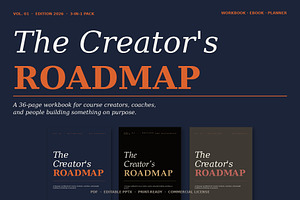 Course Workbook & eBook — 3-in-1, a Branding & Logo Template by Just Necessary