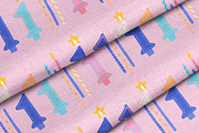 Birthday candles and patterns set, an Outline Icon by My.Ordinarty (Thumbnail 9 of 10)