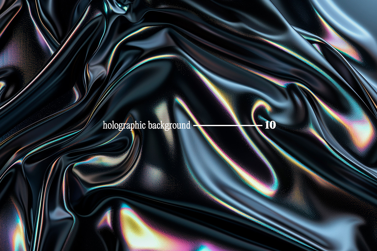 Dark Holographic Backgrounds, a Background Graphic by tatiankaart (Photo 11 of 17)