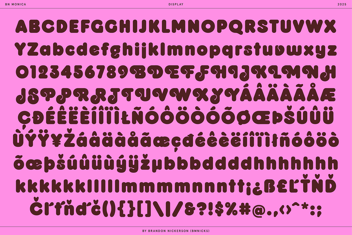 BN Monica Bold Sans Serif, a Sans Serif Font by Bnick (Photo 13 of 13)