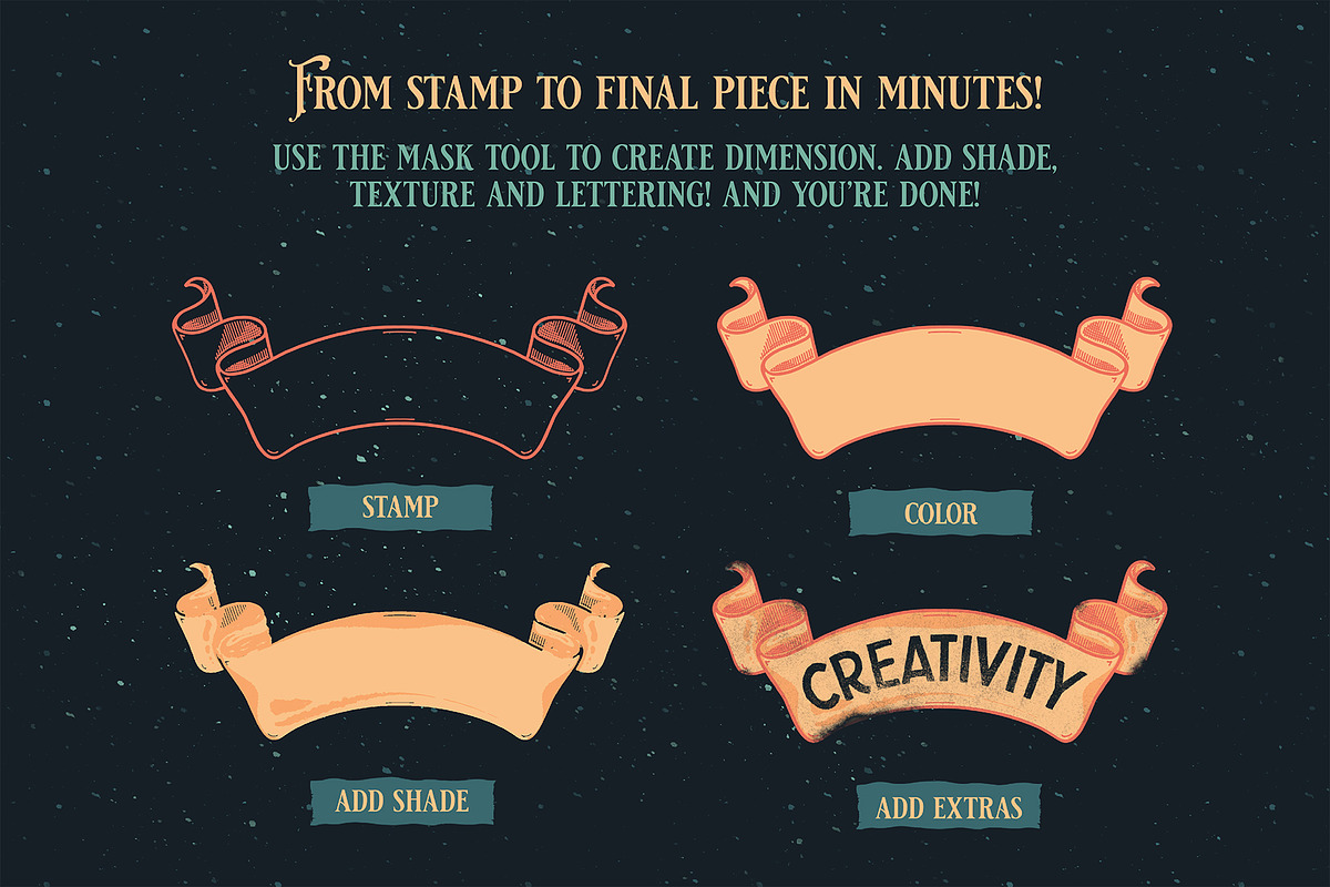 Procreate Banners & Containers, a Brushes & More by Debi Sementelli (Photo 5 of 11)