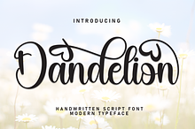 Dandelion | Script Font