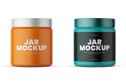 Glass Jar Mockup, a Product Mockup by GraphicsPixel
