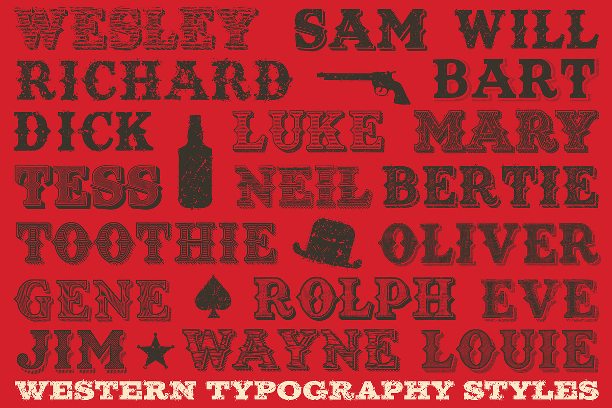 Western Typography Saloon preview 7