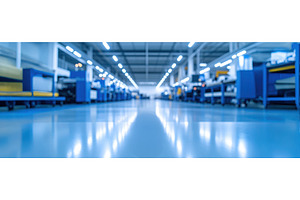 Modern manufacturing facility with, an Industrial Photo by Igor Tichonow