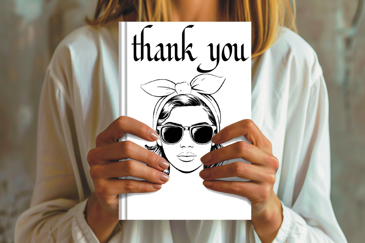 Retro american woman sunglasses band, an Illustration by CrexoraLab (Photo 4 of 4)