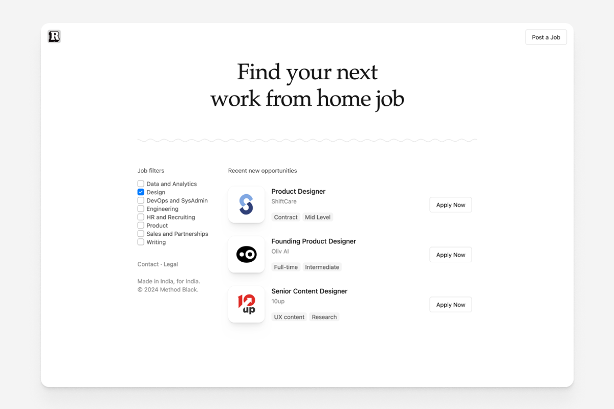 Job Listing, a React Template by planetabhi (Photo 1 of 2)