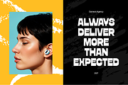 Dameon - Bold Reverse Contrast Font, a Sans Serif Font by Pekotype (Thumbnail 7 of 16)
